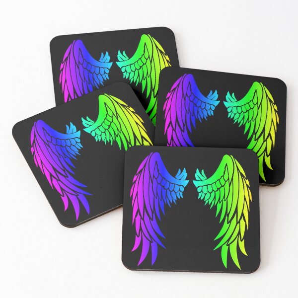 Item preview, Colorful angel wings designed and sold by Samotivation.