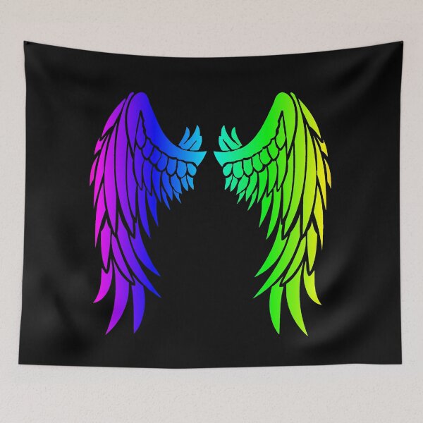 Item preview, Colorful angel wings designed and sold by Samotivation.