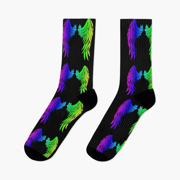 Item preview, Colorful angel wings designed and sold by Samotivation.