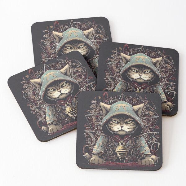 Item preview, Feline Charm: Mystery and Elegance designed and sold by andypoquis.