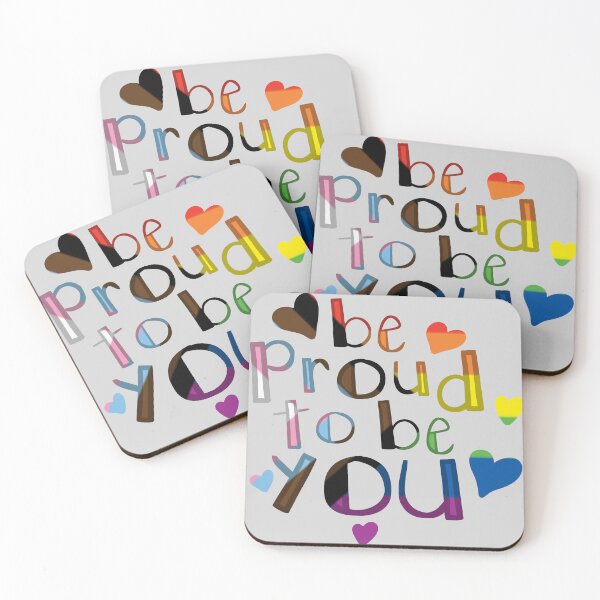 Item preview, Be Proud To Be You LGBTQIA+ Pride Sticker designed and sold by Korki-Dorki.