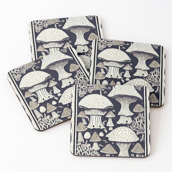 Item preview, The Garden of Mutant Mushrooms designed and sold by Transelasticart.
