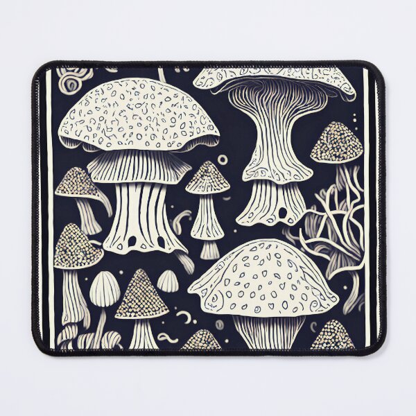 Item preview, The Garden of Mutant Mushrooms designed and sold by Transelasticart.