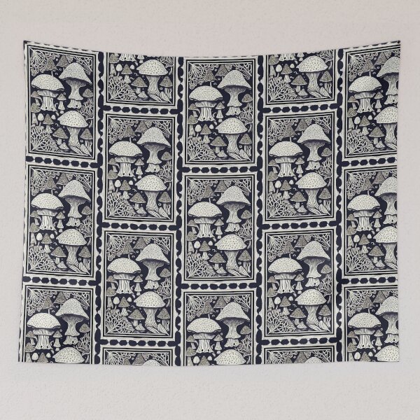 Item preview, The Garden of Mutant Mushrooms designed and sold by Transelasticart.