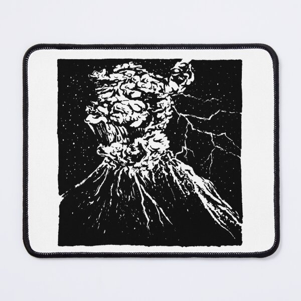 Item preview, volcano ink drawing designed and sold by lightsfromspace.