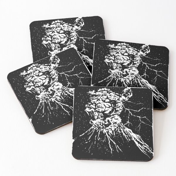 Item preview, volcano ink drawing designed and sold by lightsfromspace.