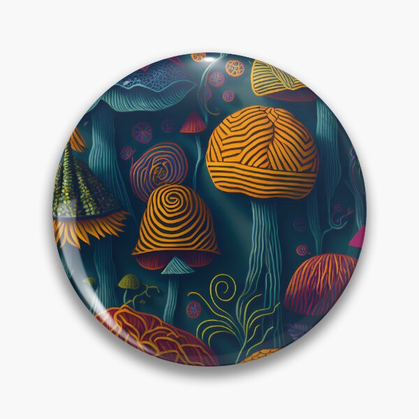 Item preview, The alchemy of mystic mushrooms designed and sold by Transelasticart.