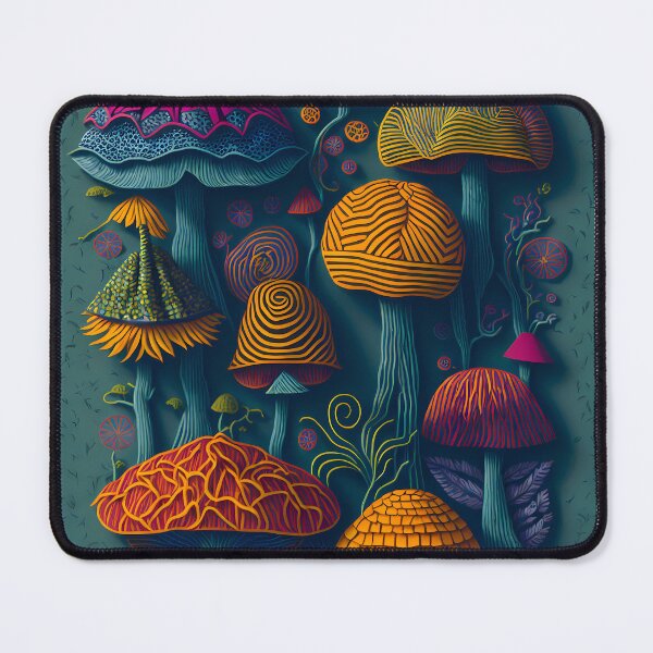 Item preview, The alchemy of mystic mushrooms designed and sold by Transelasticart.