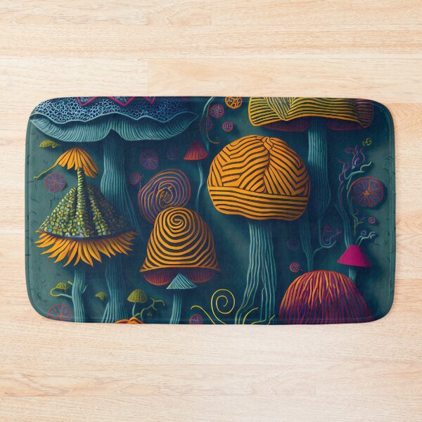 Item preview, The alchemy of mystic mushrooms designed and sold by Transelasticart.
