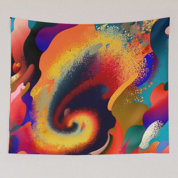 Item preview, Abstract painting real 7 designed and sold by Real-texture.