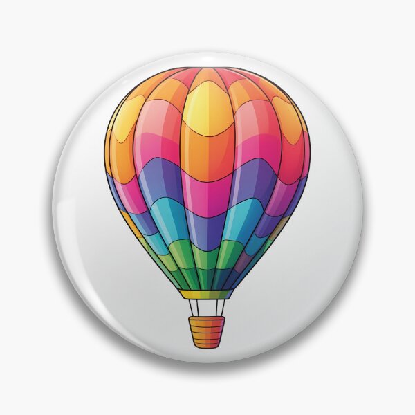 Item preview, Charming Kawaii Hot Air Balloon | Playful Design designed and sold by PopPopGfx.