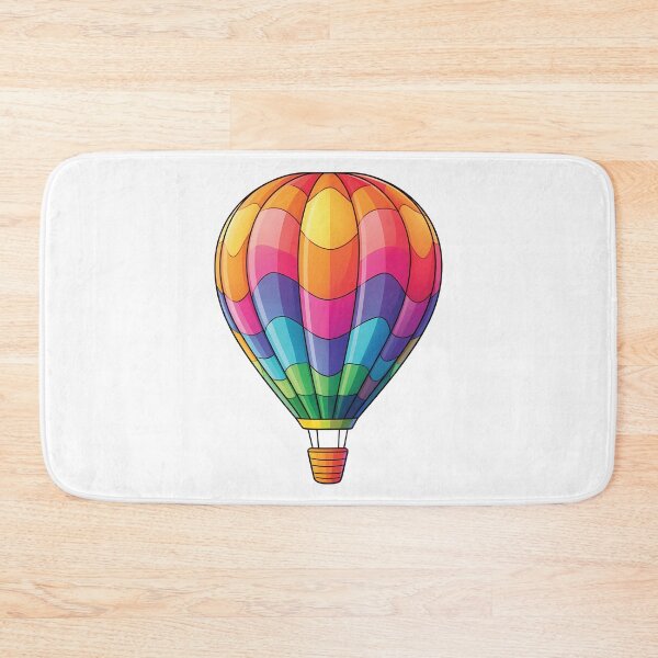 Item preview, Charming Kawaii Hot Air Balloon | Playful Design designed and sold by PopPopGfx.