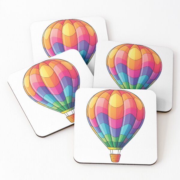 Item preview, Charming Kawaii Hot Air Balloon | Playful Design designed and sold by PopPopGfx.