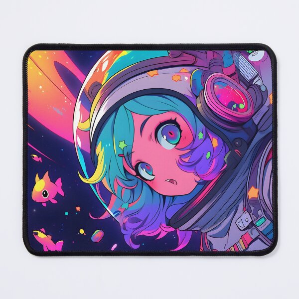 Artikelvorschau, Y2K Aesthetic - Stellar Explorer: Galactic Anime Astronaut entworfen und verkauft von Cosmic-Canvases.