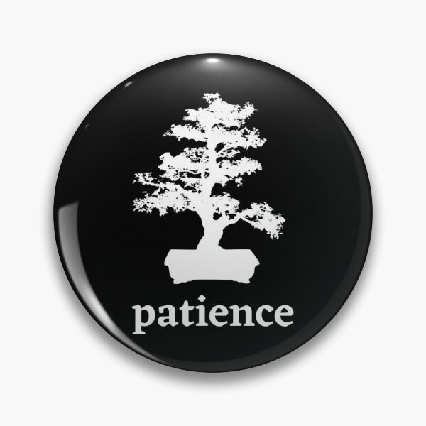 Item preview, patience bonsai tree graphic designed and sold by petrichor-store.