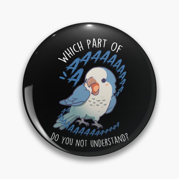 Item preview, Blue Quaker Parrot Aaaa designed and sold by Clara Hollins.
