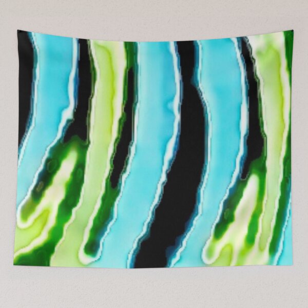 Item preview, Multi Colored Caterpillar Stripes Cool Tone designed and sold by CJRPics.