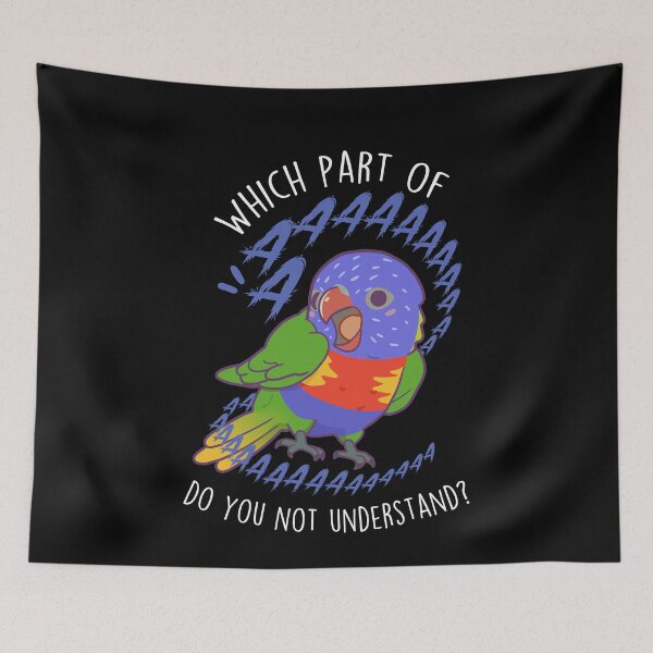 Item preview, Rainbow Lorikeet Parrot Aaaa designed and sold by Clara Hollins.