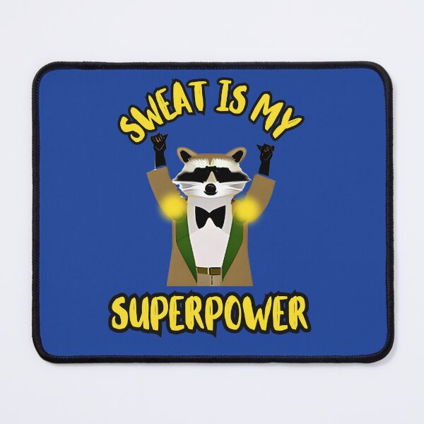 Item preview, Sweating Is My SuperPower Exercise Shirt designed and sold by MugsAndDuds.