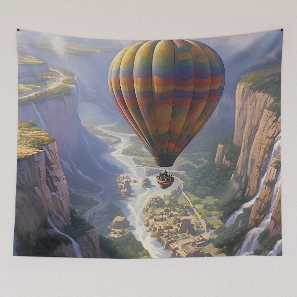 Item preview, Intrepid Flight: Balloon Adventure over the Cliffs of the Gorge designed and sold by InsaneLEDP.