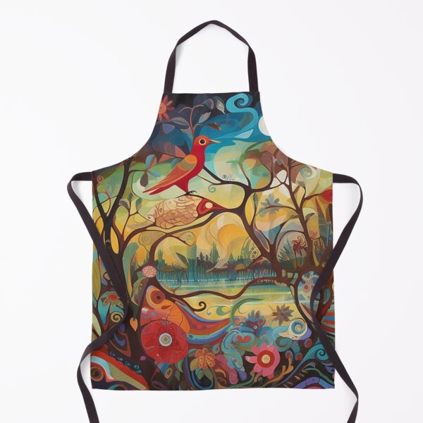 Item preview, Whimsical Wonder bird: An Abstract Nature Inspired Illustration designed and sold by Moisky Art.