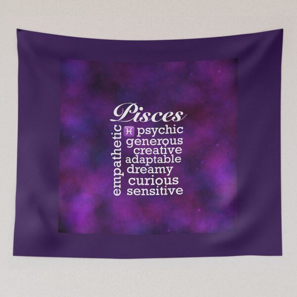 Item preview, Pisces zodiac sign character traits designed and sold by Peace502.