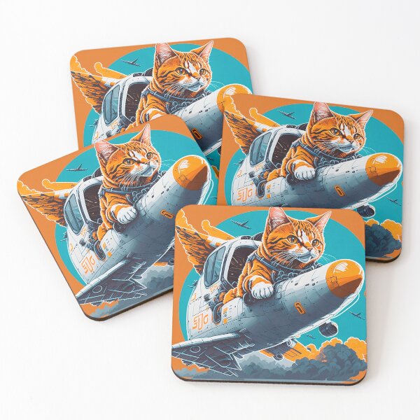 Item preview, Cat Airplane Pilot designed and sold by DesignArtEmpire.