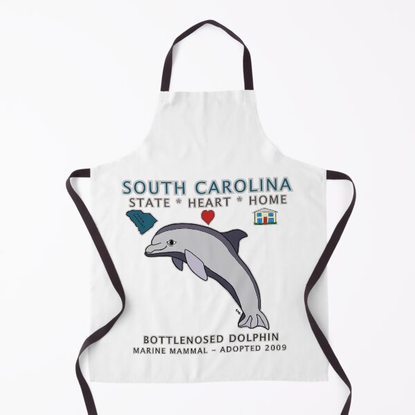 Item preview, South Carolina - Bottlenosed Dolphin - State, Heart, Home - state symbols designed and sold by Colleen Macomber.