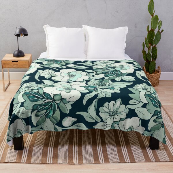 Item preview, green white Floral Elegance designed and sold by jkrphoto.