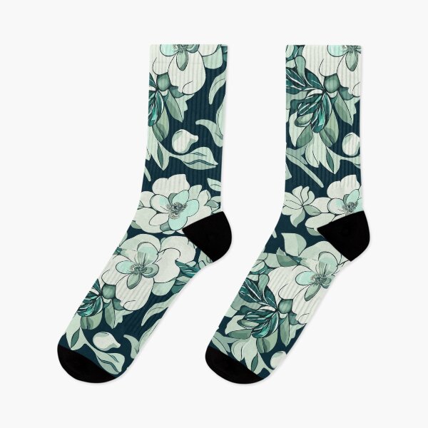 Item preview, green white Floral Elegance designed and sold by jkrphoto.