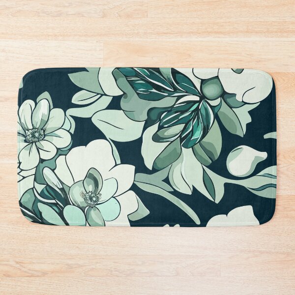 Item preview, green white Floral Elegance designed and sold by jkrphoto.