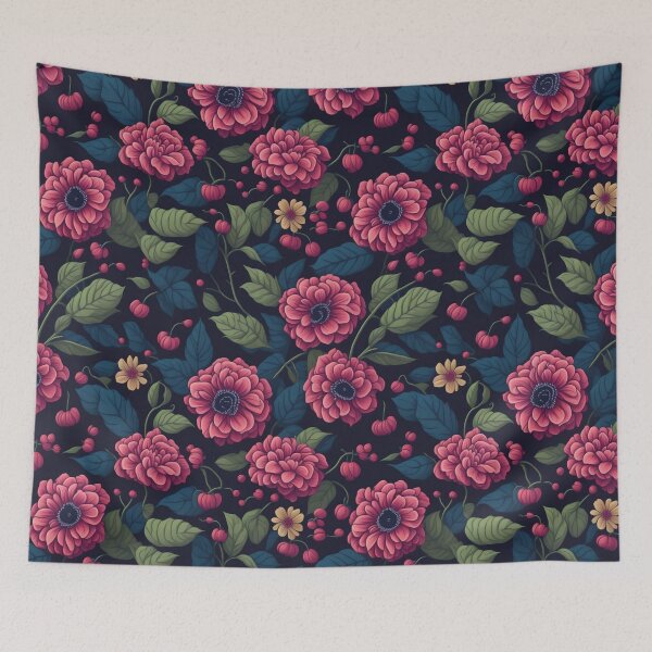 Item preview, orange big  flowers patten  designed and sold by jkrphoto.