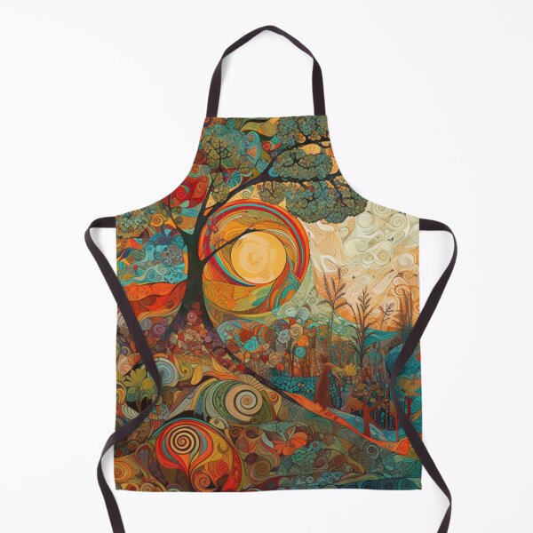 Item preview, Whimsical Wonder sunny tree: An Abstract Nature Inspired Illustration designed and sold by Moisky Art.