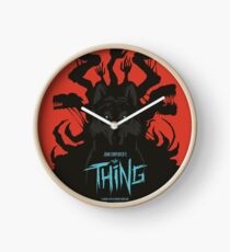 The Thing Classic Retro Poster Clock