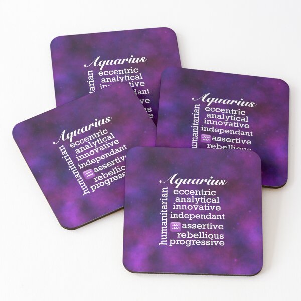 Item preview, Aquarius zodiac sign character traits designed and sold by Peace502.