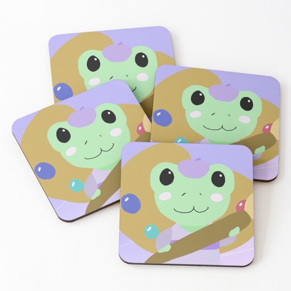 Item preview, Flo the Froggy Artist designed and sold by MiniRowan.