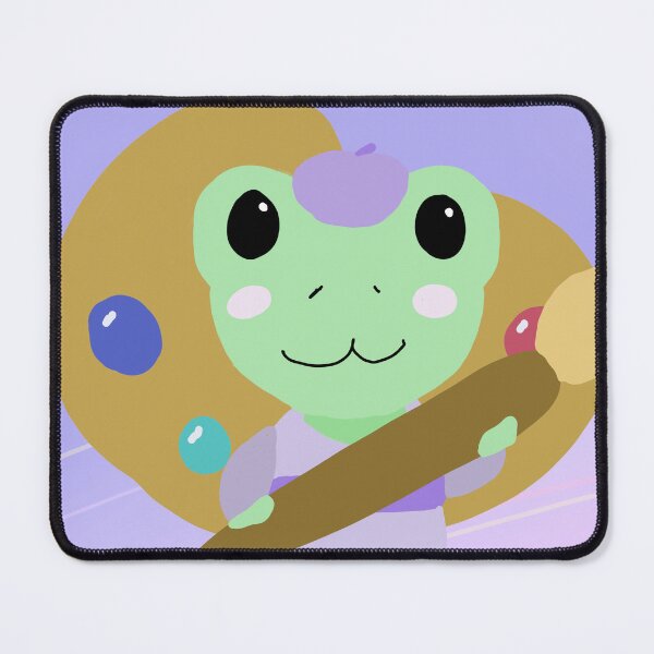 Item preview, Flo the Froggy Artist designed and sold by MiniRowan.