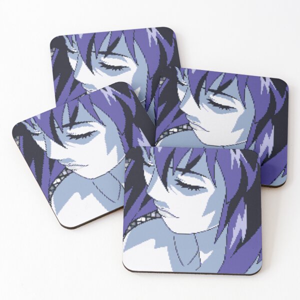 Artikelvorschau, Motoko Smiling Purple Cybercore Edit entworfen und verkauft von MerikuroCreates.