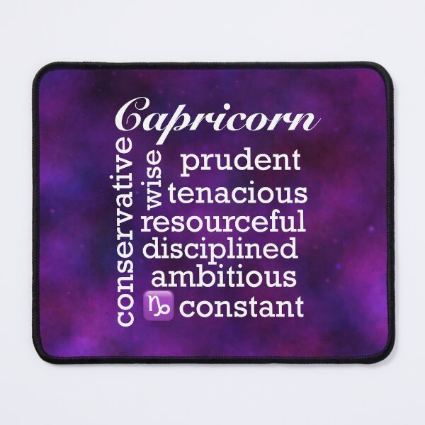 Item preview, Capricorn zodiac sign character traits designed and sold by Peace502.