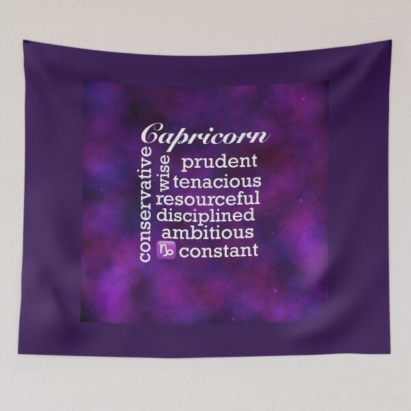 Item preview, Capricorn zodiac sign character traits designed and sold by Peace502.
