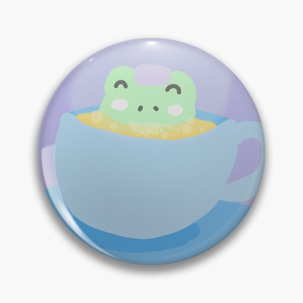 Item preview, Flo the Frog in a Tea Cup designed and sold by MiniRowan.