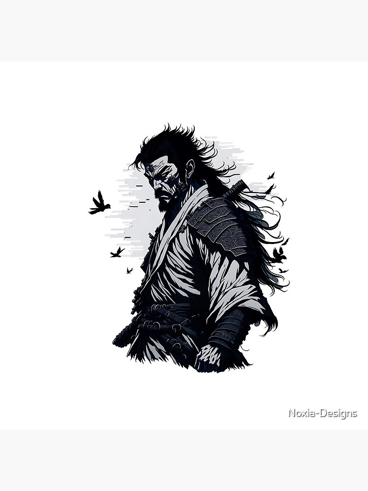 Miyamoto Musashi" Pin for Sale by Noxia-Designs | Redbubble