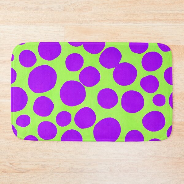 Item preview, Purple spots on lime green designed and sold by SophieClimaArt.