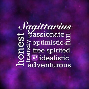 Sagittarius zodiac sign character traits Sticker