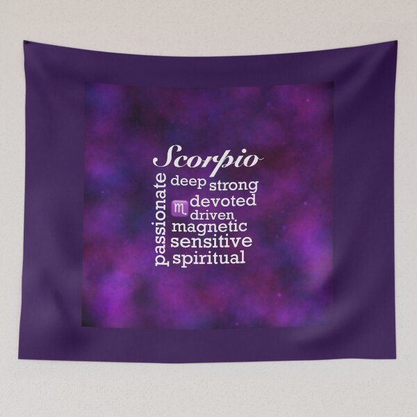 Item preview, Scorpio zodiac sign character traits designed and sold by Peace502.