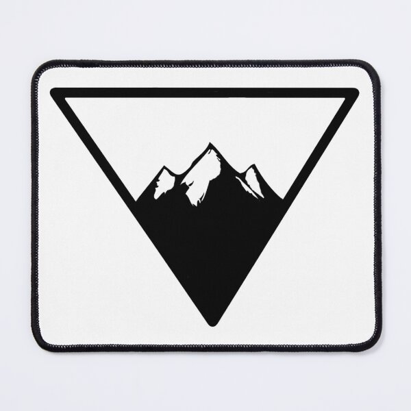 Item preview, Mountain Peaks: Geometric Graphic Tee designed and sold by Brand Uno Studio.