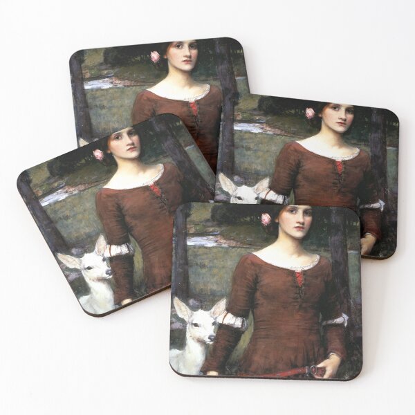 Item preview, The Lady Clare - John William Waterhouse designed and sold by forgottenbeauty.