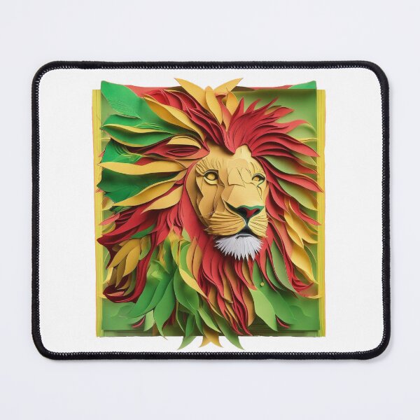 Item preview, Reggae Lion Portrait designed and sold by reggaeartgifts.