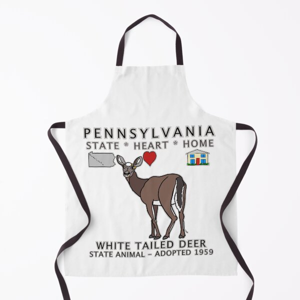 Item preview, Pennsylvania - White Tailed Deer - State, Heart, Home - state symbols designed and sold by Colleen Macomber.