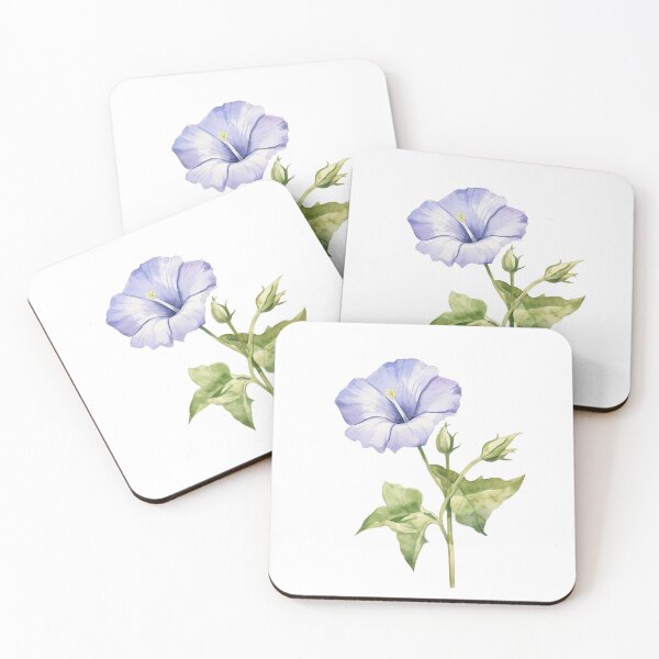 Item preview, Watercolor Morning Glory Flower designed and sold by supersassafras.